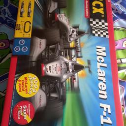xmass sale as would make a great xmass present ...2003 McClaren F1 racing cars and track. bought at a shop clearance and in excellent condition. bought as seen. the price is negotiable especially if you buy more than one racing track. I may deliver, you can pick up or I can post..message 07494629168 for info