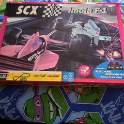 xmass sale as would make a great present... new imola f1 scx racing set bought at a shop clearance. Still has plastic covering so buy as seen. the price is negotiable especially if you buy other race tracks. I may deliver, you can pick up or I can post. message 07494629168 for info