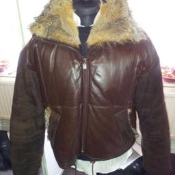 Gilles Ricart leather fur and suede bomber jacket with High closure neck use Rrp £2,500 I bought this in 2017 wore it five times its plush but I've grown out of it! Fantastic detailing and a fantastic look and feel pure luxury this is the catwalk edition.
Length 25" pit to pit 23" pit to waist 13" sleeve 26"
Gilles Ricart did not come up sorry
All used  items inspected dry cleaned and ironed
Prices negotiable sensible offers only please

Dead stock dread stock