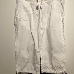 Pantalone donna pinocchietto , cotone, taglia M , vita elasticizzata , circonferenza vita da 40 a 46cm x 2