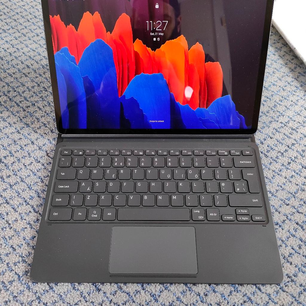 Samsung Book Cover Keyboard Tab S7 plus s8+ in M16 Trafford for £70.00