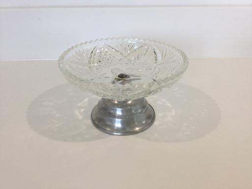 Buy & Sell Suffolk East Suffolk - Photos for Vintage Glass Bowl on Chrome Stand