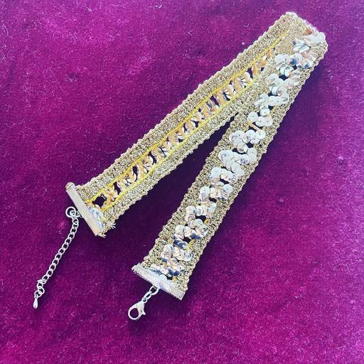 Buy & Sell Dorset Bournemouth, Christchurch and Poole - Photos for Gold Sequin Ribbon Boho Choker New