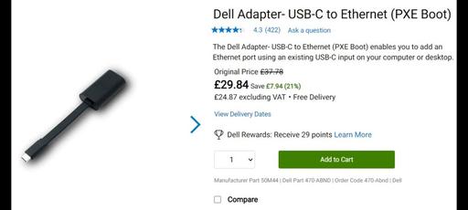 Buy & Sell West Midlands Birmingham - Photos for USB-C to Ethernet (PXE Boot feature)