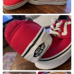 Vans Red Junior Size 2 Skate Skater Shoes Pumps Trainers.


Worn only once fantastic like new condition.
collection LS28 or can deliver locally

*these are free to a good home*