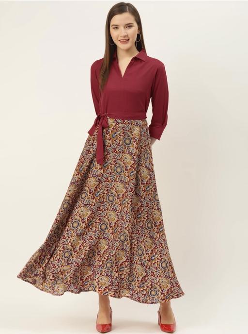 Buy & Sell Buckinghamshire Milton Keynes - Photos for Beautiful Maroon and Biege Maxi Dress BNWT