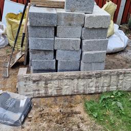 Here I have 64 New footing/foundation blocks available to collect. Packaging has been removed. Need gone ASAP As doing garden. I ordered too many and not in need off these any more. It's just short of a full pack. Asking for £80 for these but offers are welcome as need gone. Not silly ones those please. Selling on another site aswell as.
please check out my other selling stuff as having a clear out.