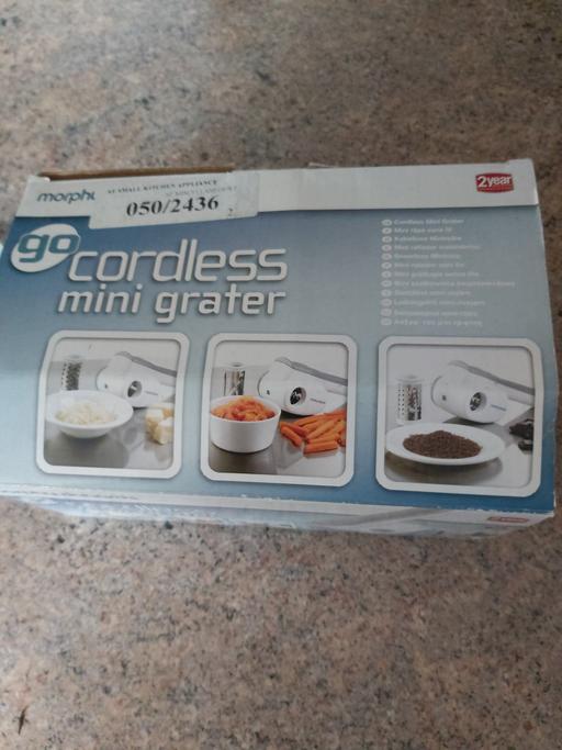 Buy & Sell Leicestershire Blaby - Photos for Morphy Richards Cordless Mini Grater