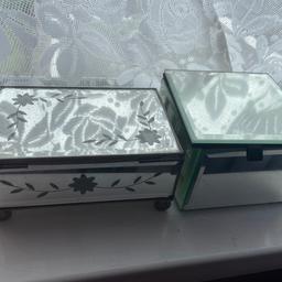 Beautiful mirror boxes for jewellery