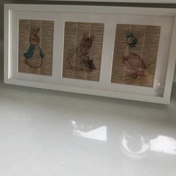 A BRAND NEW VERY UNUSUAL PICTURE OF ANIMALS FROM THE BEATRIX POTTER FAMILY, ON DESCRIPTIVE SMALL PRINT PAPER

APPROX SIZES ARE 2FT LONG X 9" HIGH
FROM A SMOKE/PET FREE VERY CLEAN ENVIRONMENT.

THANKS FOR LOOKING P&P AVAILABLE @ MIN EXTRA