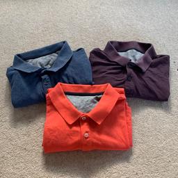 Mens polo shirt bundle. All from M&S £4 for all. Size XL. Message for anymore details.