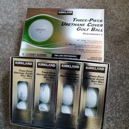 12 Kirkland golf balls 

brand new in original box 

£15 collection only