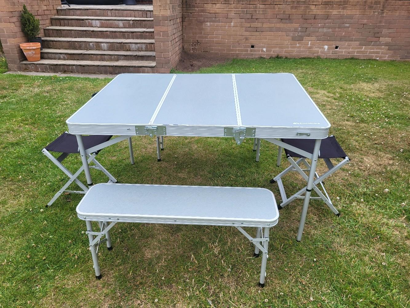 Eurohike folding family picnic table set in DY8 Metropolitan Borough of