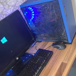 Gaming pc 
Need it gone asap 
Will accept any reasonable offers can add keyboard mouse and gaming monitor for the right price 
8gb ram 
i5 3340 
Gt710 
1t storage 
150ssd 
Windows 10 pro 
Open to any offers first reasonable offer will take it
Can be delivered for fuel
Price is not 123 will take offers