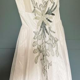 Beautiful nude embellished dress in size 6. Perfect for a party/occasion. Bead detail intact. Worn once. Collection from Ribchester or happy to post for postage fees