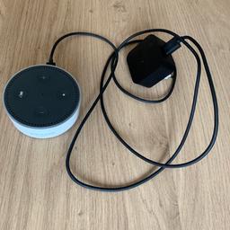 Amazon Echo Dot (2. Gen.) Intelligenter Lautsprecher mit Alexa, Weiß. Voll funktionsfähig 