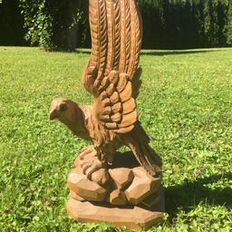 Verkaufe geschnitzten Holz-Adler. 45cm hoch