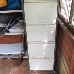 Large (4) door filling cabinet, been in shed so dusty, some surface rust just needs a good clean, all draws in perfect working order, check out other items huge sale
