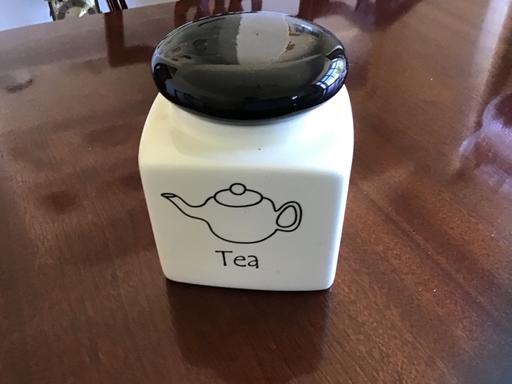 Buy & Sell Warrington Thelwall - Warrington - Photos for Scribble tea storage jar