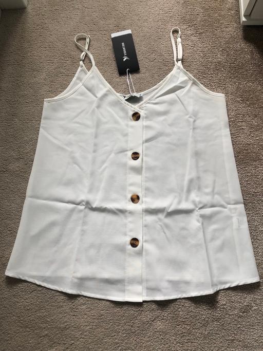 Buy & Sell Hertfordshire North Hertfordshire - Photos for BNWT - Cream Blouse / Button Vest Top -Size M