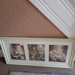 vintage green frame with three prints by Charlotte Bird.
size 87 x 42 cm
Ex. cond.
fy3 layton