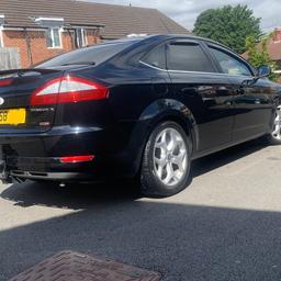 Ford Mondeo Titanium X
125000 miles with paper work
Cam belt timing chain replaced 
Just had new discs and pads
Great car pulls like a train in every gear