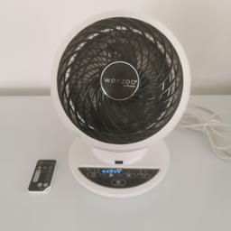 Brand new
Woozoo Globe Air Circulator Fan with Remote Control, PCF-SC15T White
5 Speeds
- Vertical and Horizontal Oscillation;
- Covers up to 30m²
- Automatic Shut Off- 
- H 39 x W 21 x D 21 cm
- Remote control Included
Collection only