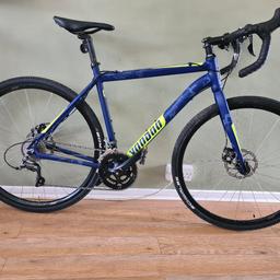 Voodoo Limba cyclo-cross bike 700c disc wheels with mechanical disc brakes, 16 speed shimano claris group set, 21" 53cm L frame, In excellent used condition, CHECK OUT MY OTHER AVAILABLE BIKES, willing to part exchange