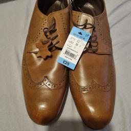 Brand new taylor & Wright real leather brown brogues size 12 was brought for one of our wedding party no longer need