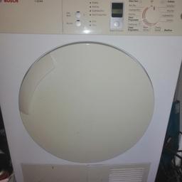 Bosch tumble dryer
large 7kg load
various settings
digital display
timer setting
fully working order
clean condition
free deliver locally
only £30
07842207242 please leave a message if I dont answer as I drive alot