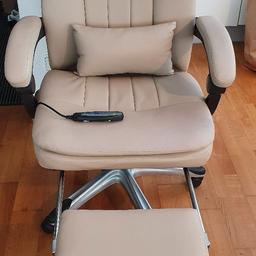 Büro Stuhl mit Masage Funktion
gebraucht Funktioniert gut 8 Monat Benutzt wie neu