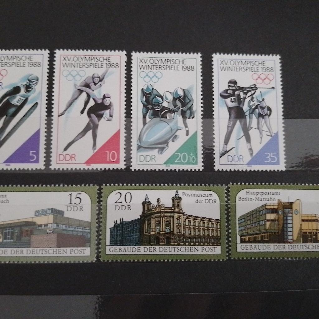 Briefmarken Postfrisch DDR /BRD 87-91 1Album Top.
