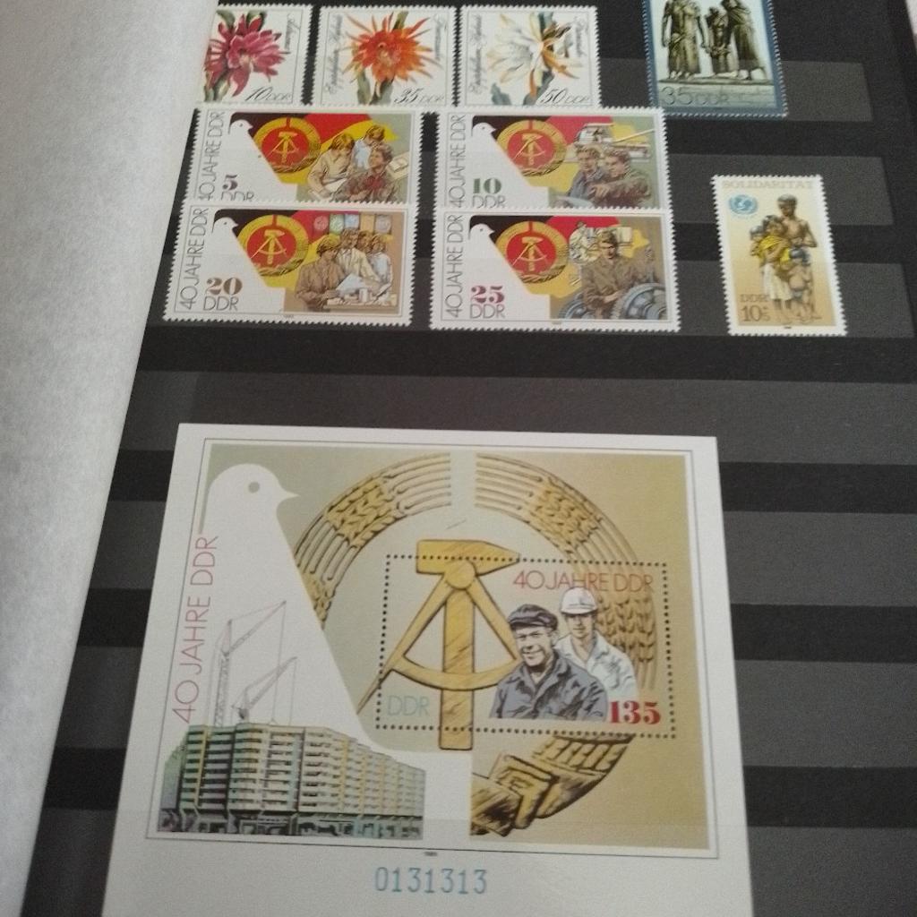 Briefmarken Postfrisch DDR /BRD 87-91 1Album Top.