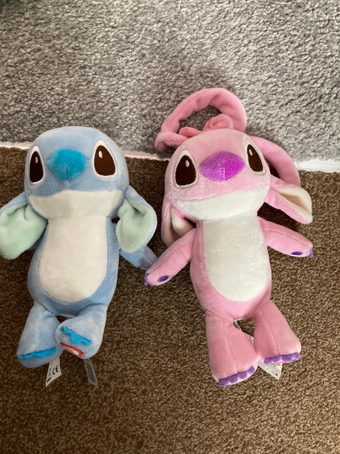 Stitch and angel teddies with light up cheeks in Rotherham for £5.00 ...