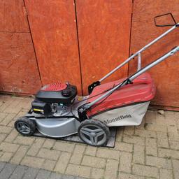 Mountfield 145cc Honda Engine 51cm Self-Propelled Petrol Lawn Mower - Model SP51H
Powerful 145cc Honda OHV Autochoke engine

- Self-propelled (no need to push)

- 51cm cutting width

- 6 cutting heights (22-80mm)

- 60 litre grass collector with full indicator

- Suitable for lawns up to 2,500m