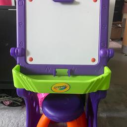 Used Crayola Easel
Few signs of wear and tear as shown in pictures but other than that in excellent condition
Collection only
RRP: £44.99