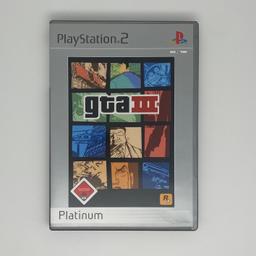 Biete GTA 3 für die Playstation im guten gebrauchten Zustand.