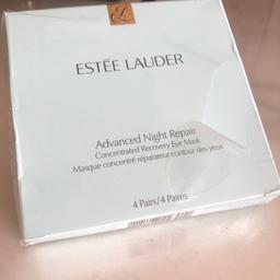 BN Sealed Estée Lauder Advanced Night Repair Concentrated Recovery Eye Masks x4.

Brand new and boxed, cellophane torn at the front and box a bit damaged, but products sealed. Four in box.

Only buy if happy with photos

Postage via 2nd class signed