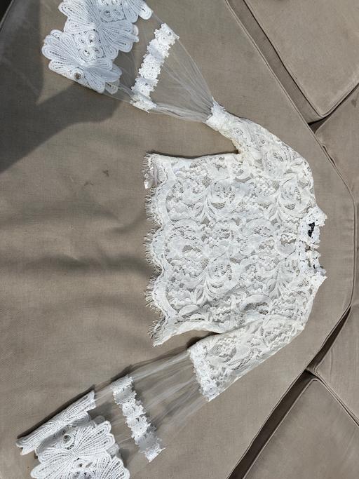 Buy & Sell East Ayrshire Annandale - East Ayrshire - Photos for Cream lace cropped long sleeved top