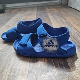 Kids blue Adidas sandals, excellent condition, size 11k can post if buyer pays for postage