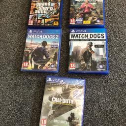 PS4 games brand new
