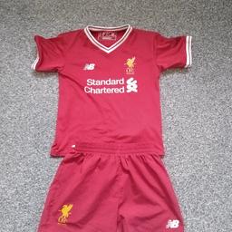 Liverpool football kit size 2-3y. Used but very good condition. Collection or I can post for cost(royal mail 2nd class with signature, small parcel up to 2kg cost 3.3£) Please have a look on my other items
