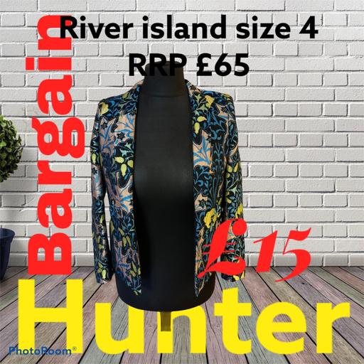 Buy & Sell West Midlands Birmingham - Photos for River island blazer size 4 bnwt