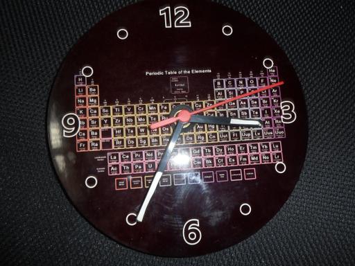 Buy & Sell Greater Manchester Oldham - Photos for PERIODIC TABLE WALL CLOCK