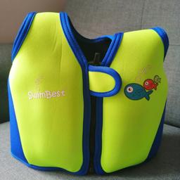 'SwimBest' Swim Vest in green and blue. Worn by a boy but could be unisex. Age 16-36 months. See label picture for recommended chest measurements and weight. In like new condition.

Foam weights inside which can be removed and fully working zip.

From a pet and smoke free home.

Collection from Sandhills Estate, Leighton Buzzard or I can post.

Check out my other items for babies and toddlers!