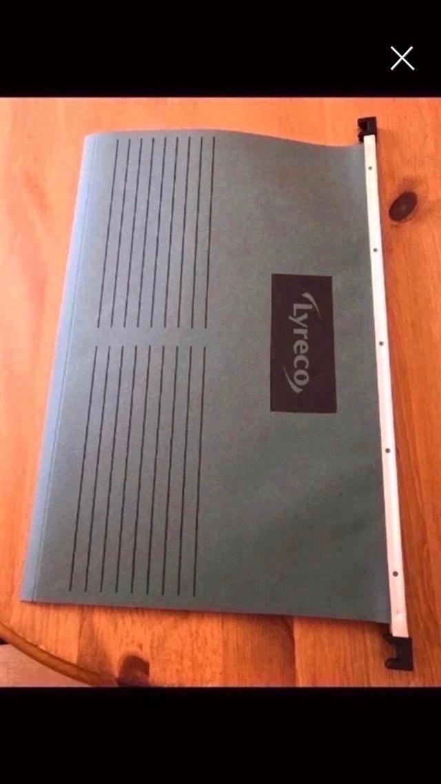 50 pcs Lyreco Suspension Files in DY4 Sandwell für 12,00 £ zum Verkauf ...
