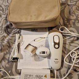 It's a shame I have to sell this, got it bought for me and its just not for me Might be fantastic to someone who can use it. It comes with 2 heads for the legs and under arms, a travel cord so you can use it away, a travel bag and the instructions. If you Google search this it has 5 stars all over for permanent hair removal. I'm asking for £80 ono please as it's not been used only switched on. The range between £250 to £500