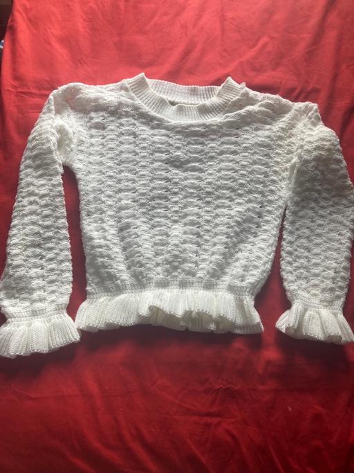 Buy & Sell West Midlands Sandwell - Photos for White crochet jumper - Small