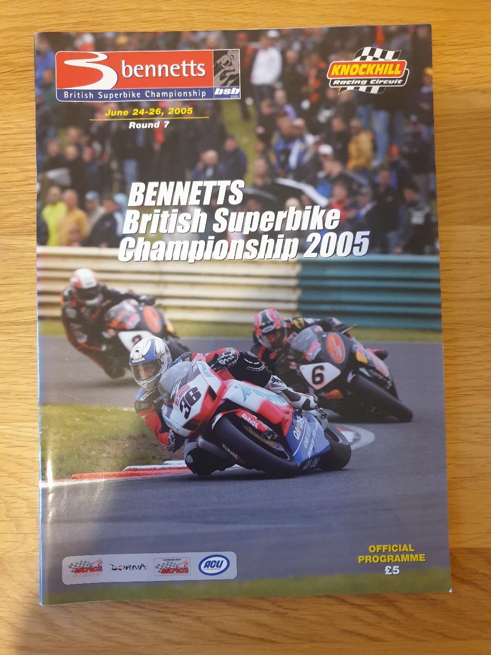 Bennetts British Superbikes June 2005 Program In FK5 Carron Für £ 3,00 ...