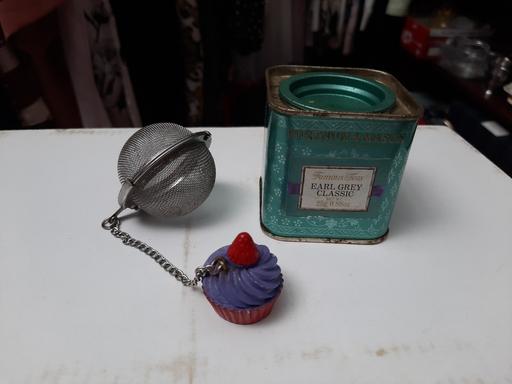 Buy & Sell Merseyside Saint Helens - Photos for small tin Fortnum & Mason tea & strainer